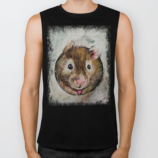 Hamster Love Biker Tank