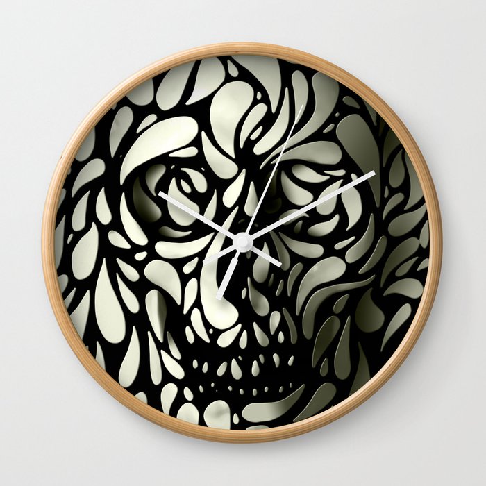 Skull Wall Clock