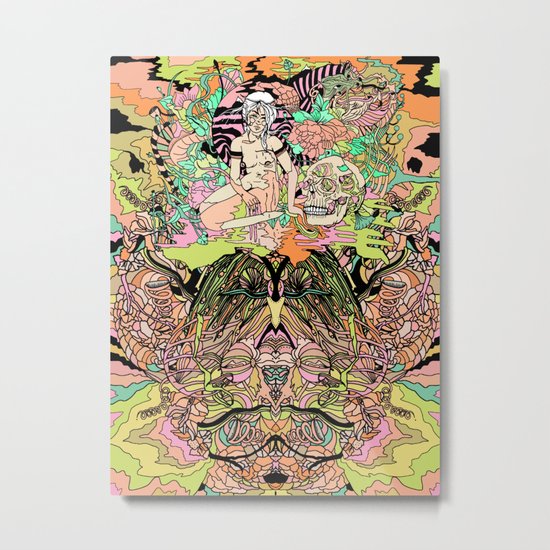 Luminous for a Moment Metal Print