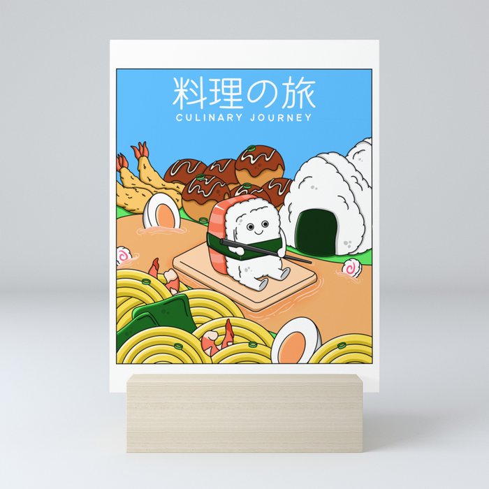 Japanese Culinary Journey Mini Art Print