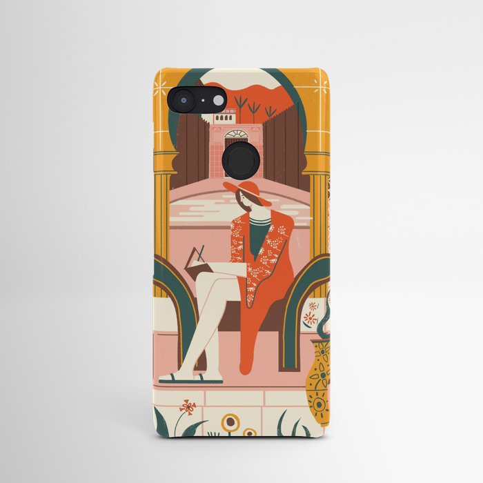 Woman in a riad Android Case