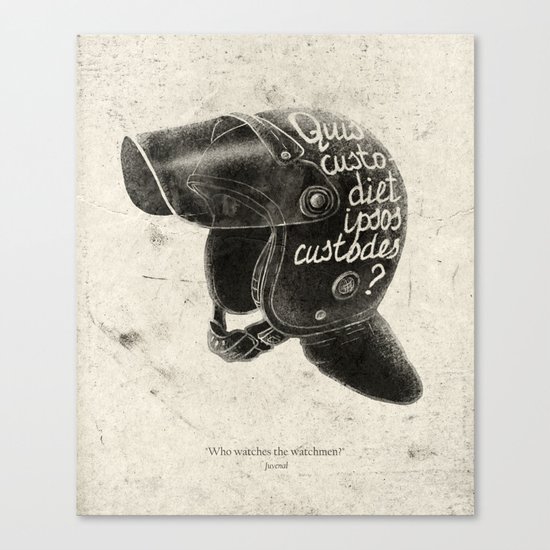 Quis custodiet ipsos custodes? Canvas Print