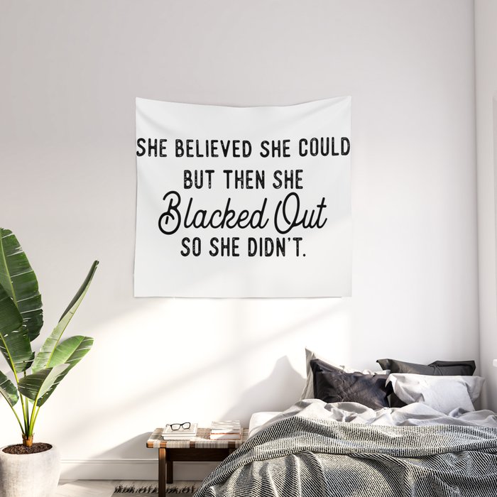 She believed she could but then she blacked out tapestry sales