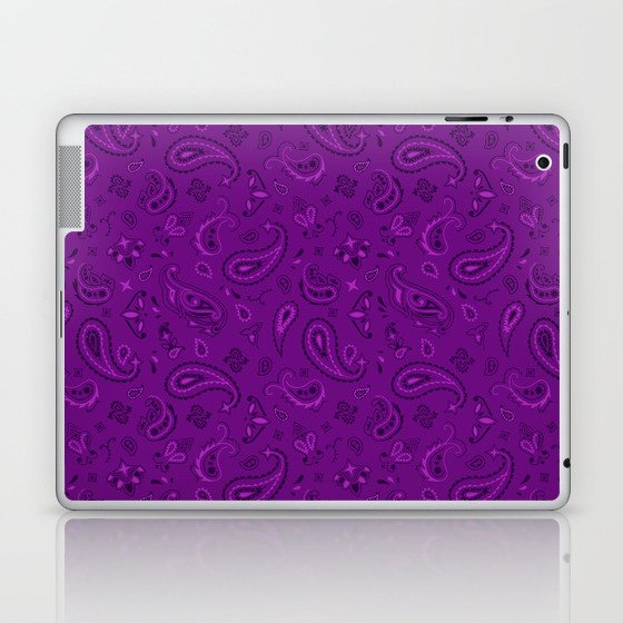 Purple Fume Bandana Laptop & iPad Skin