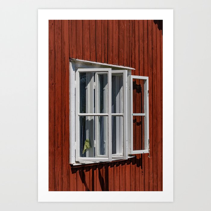 Swedish window Art Print