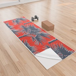70’s Palm Springs Red White and Blue Yoga Towel
