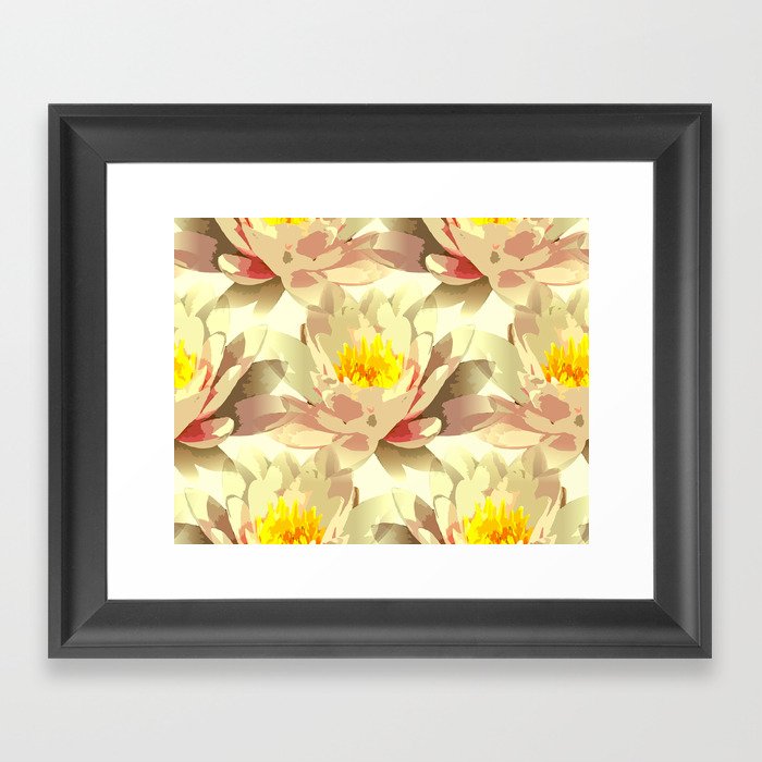Waterlilies Galore 2 Framed Art Print