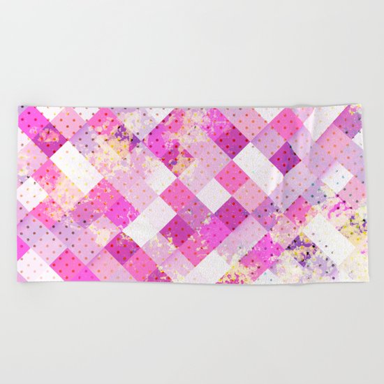 Sweet in Pink Beach Towel