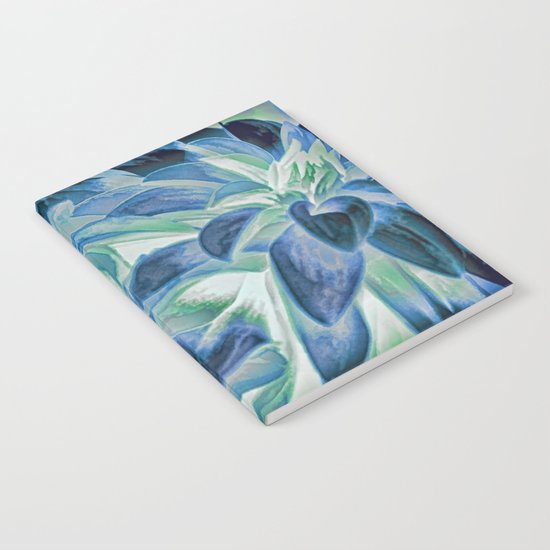 Midnight Floral Abstract Notebook