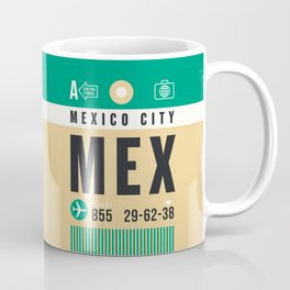 Luggage Tag A - MEX Mexico City Coffee Mug
