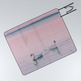 Swan Lake | Landscape Photography | Print Art Picnic Blanket