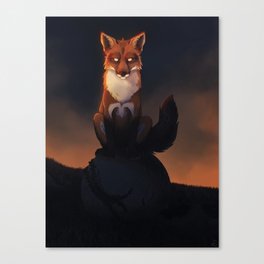 Fox Glow Canvas Print