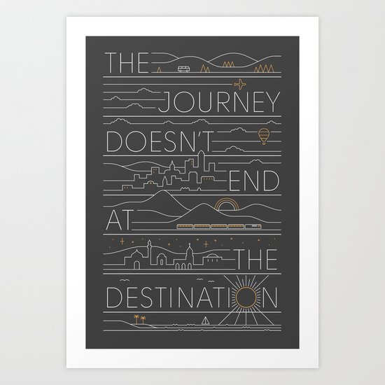 The Journey Art Print