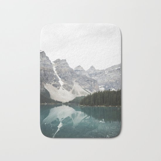 Moraine lake Bath Mat