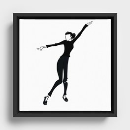 Funny Face 05 • Fashion Illustration | Audrey Hepburn Framed Canvas