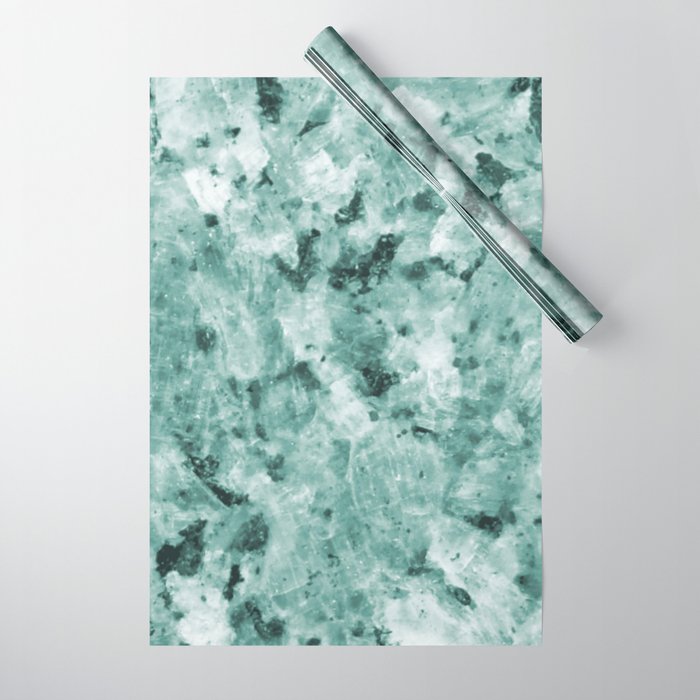 mint wrapping paper