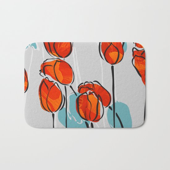Poppies Bath Mat