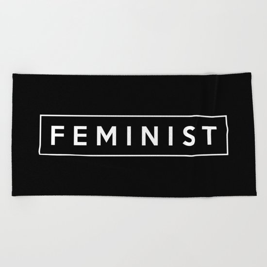 feminist. Beach Towel
