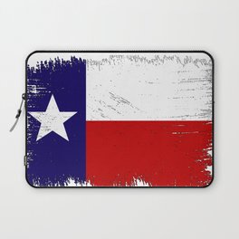 Texas State Flag - Distressed Laptop Sleeve