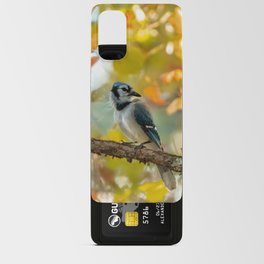 Blue Jay in the Fall Android Card Case