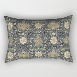 William Morris Vintage Montreal Indigo Slate Rectangular Pillow