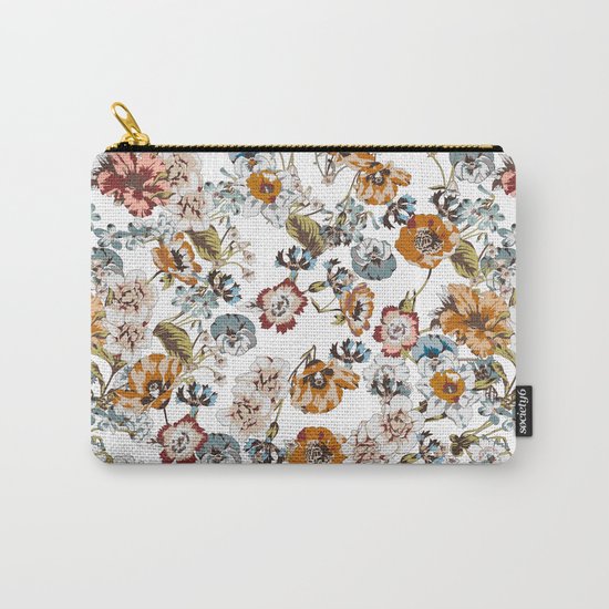 Flowers Pattern Carry-All Pouch