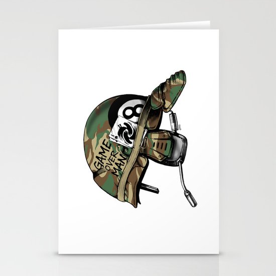 Game Over, Man! Stationery Cards