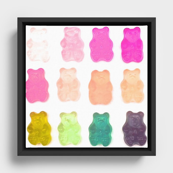 Compulsive Candy  Framed Canvas