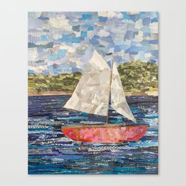 Boat landscape Canvas Print