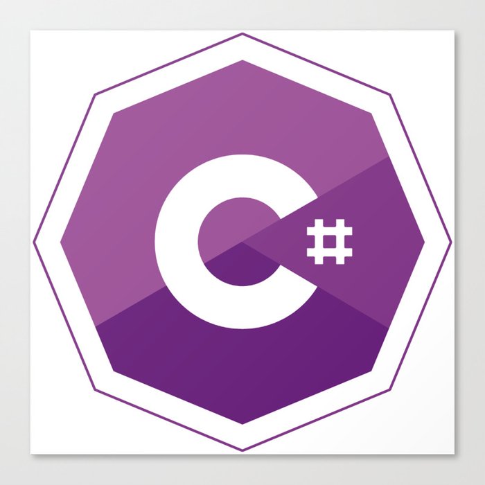 C Logo For Csharp Developers Visual Studio Canvas Print By Devstudios Society6