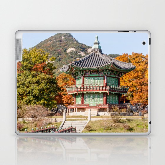 Hyangwonjeong (Gyeongbokgung Palace Pavilion)-Seoul Laptop & iPad Skin