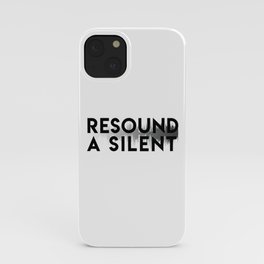 Resound a Silent Logo Light iPhone Case