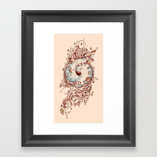 A Temporal Existence Framed Art Print