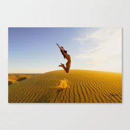 0799 Sandy Dune Nude | The Jump Canvas Print