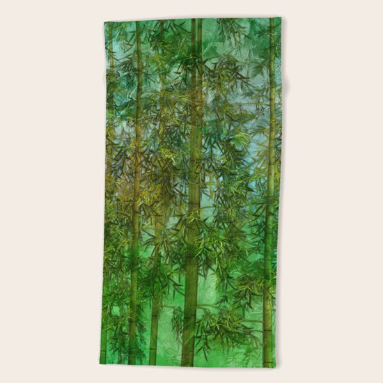 Bamboo Forest Beach Towel