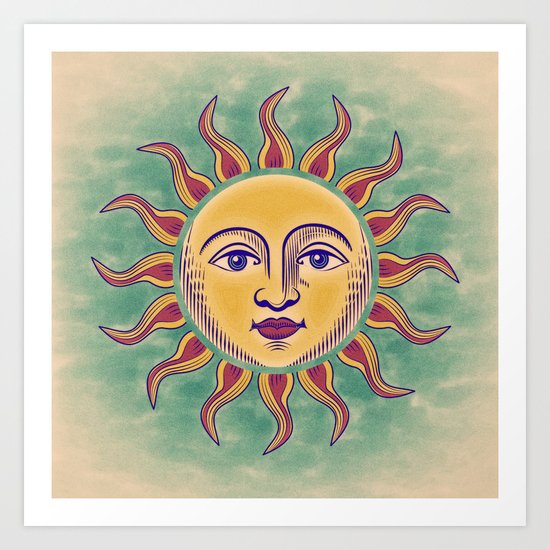 Soleil 2 Art Print