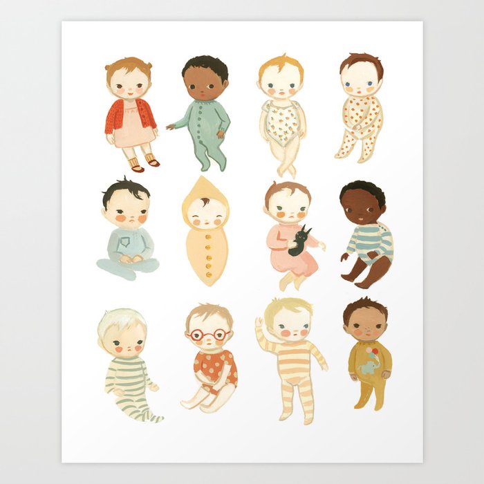 Babies by Emily Winfield Martin Art Print