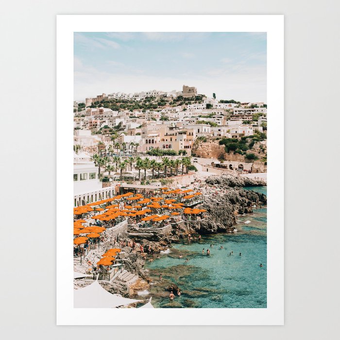 Puglia Seascape Art Print