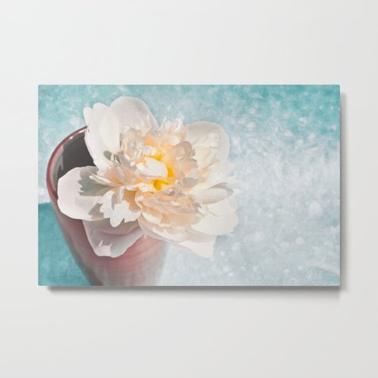 PEONY LADY Metal Print