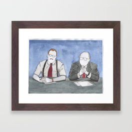 Office Space - "The Bobs" Framed Art Print