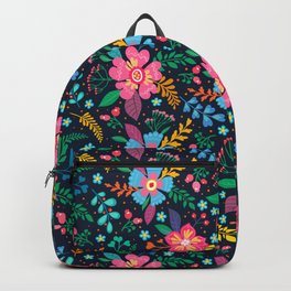 Beautiful colorful flowers Backpack
