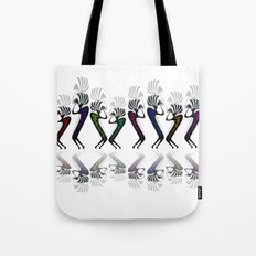 JAZZY KOKOPELLI LINE DANCE Tote Bag