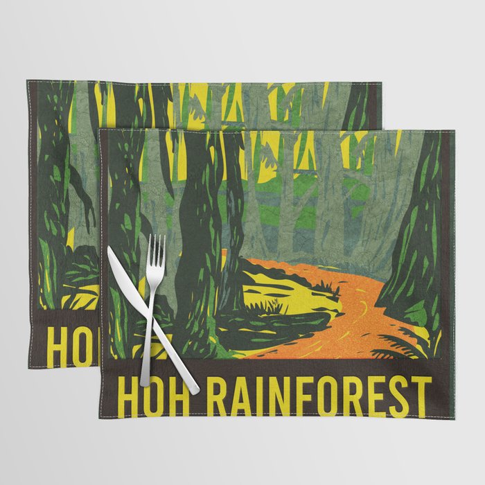 Hoh Rainforest Olympic National Park Placemat