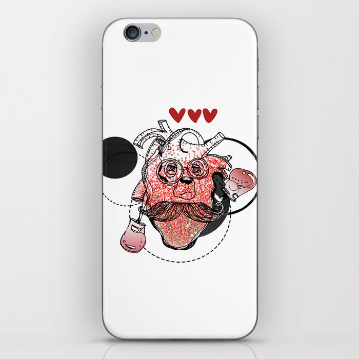 strong heart   iPhone Skin