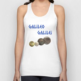 Galileo Galilei Jupiter Moons Unisex Tank Top