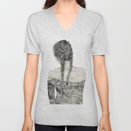 All That Is Left Is The Trace Of A Memory V Neck T Shirt