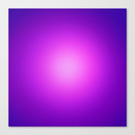 Orb Gradient // Purple Canvas Print