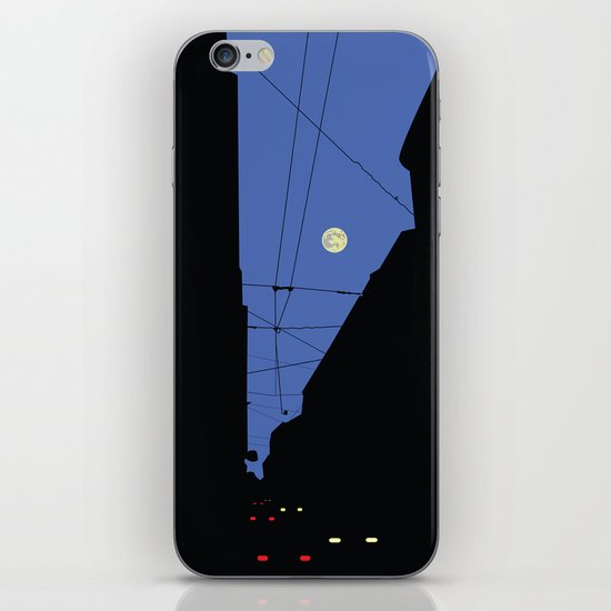 Moon lines iPhone & iPod Skin