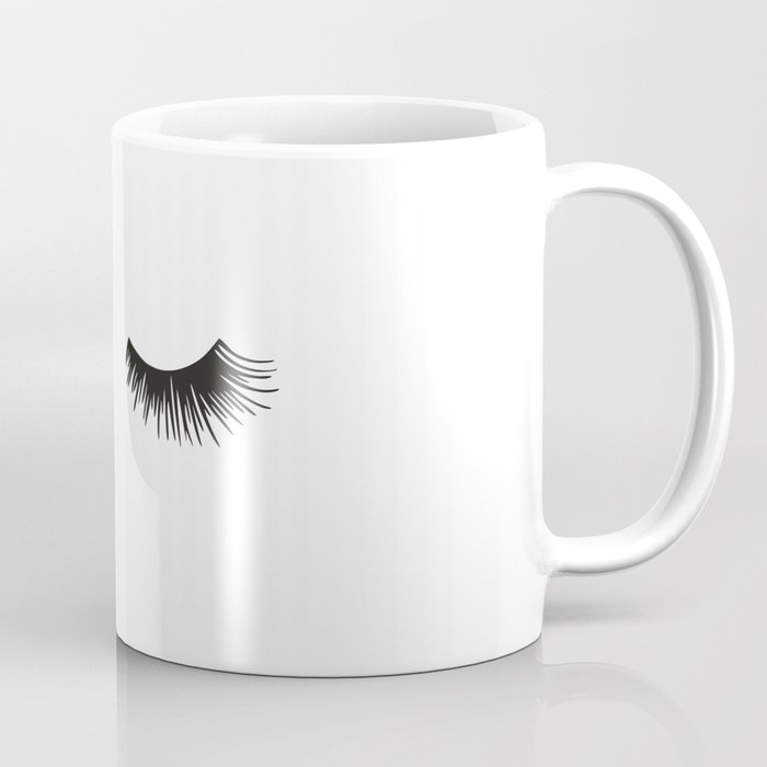Closed Eyelashes Coffee Mug