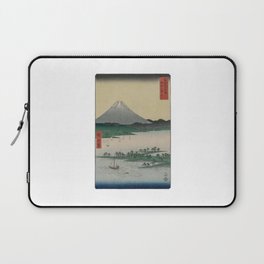 Pine Groves of Miho in Suruga, from the series Thirty-six Views of Mount Fuji (1858) Andō Hiroshige (Japanese, 1797 – 1858) Laptop Sleeve